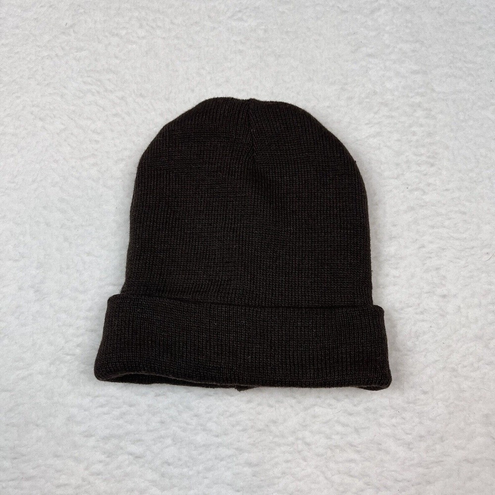 Brown Beanie Skullie Cap Winter Fall One Size